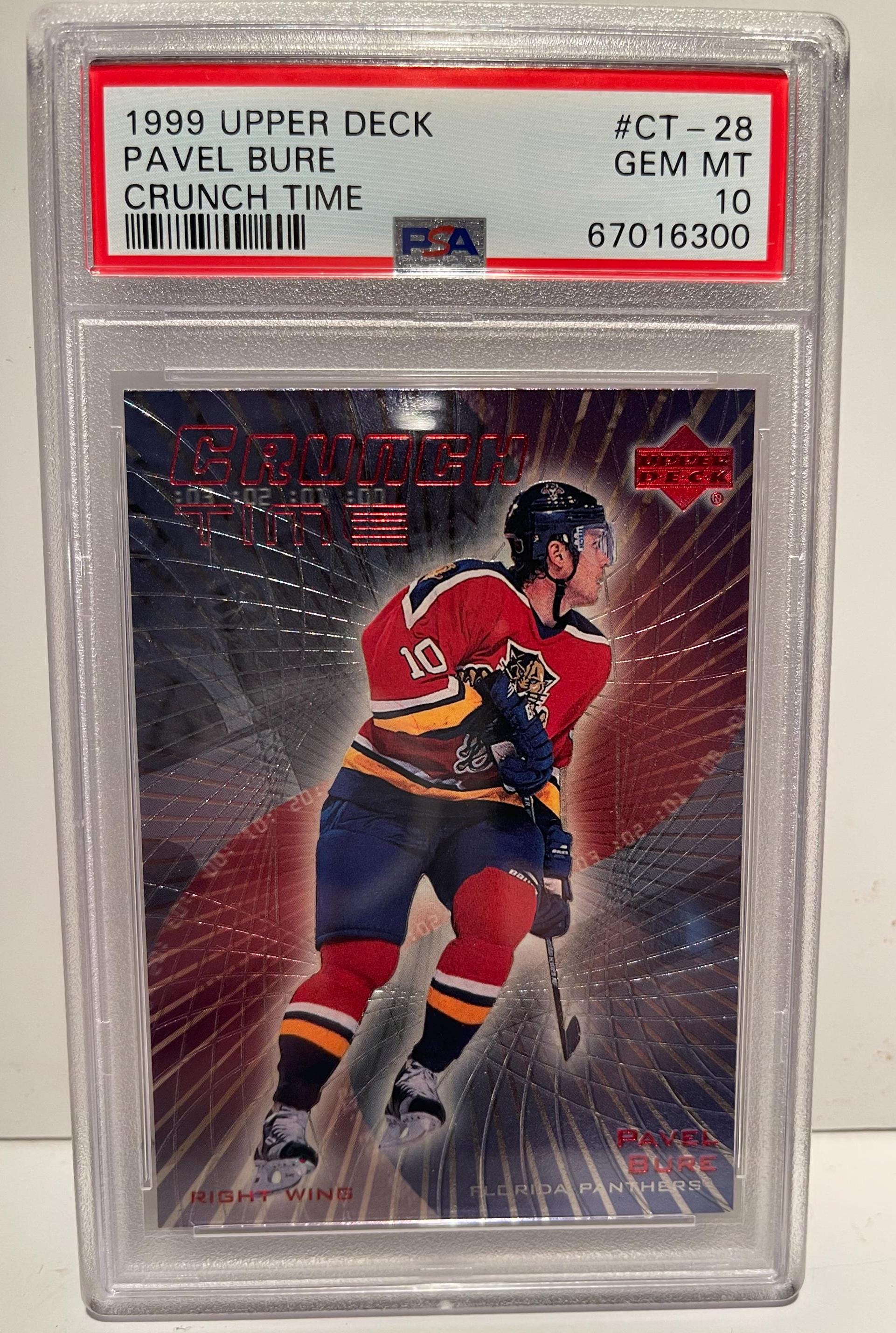 1999 Upper Deck Crunch Time Pavel Bure #CT-28 PSA 10 -- Graded