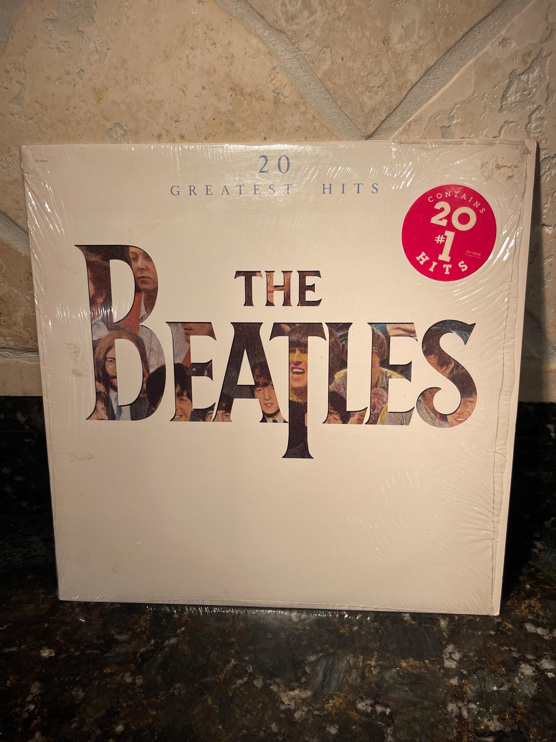 Beatles 20 Greatest Hits Vinyl Record LP - Lennon Harrison