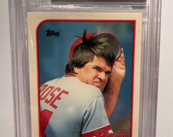 Pete Rose 1989 Topps Tiffany BGS 9.5 Gem Mint - Graded