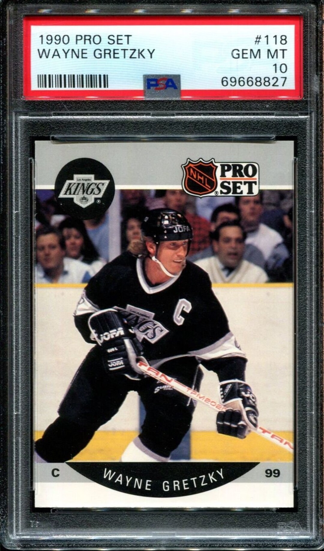 1990 Pro Set Hockey Wayne Gretzky HOF PSA 10 Gem Mint Kings Graded