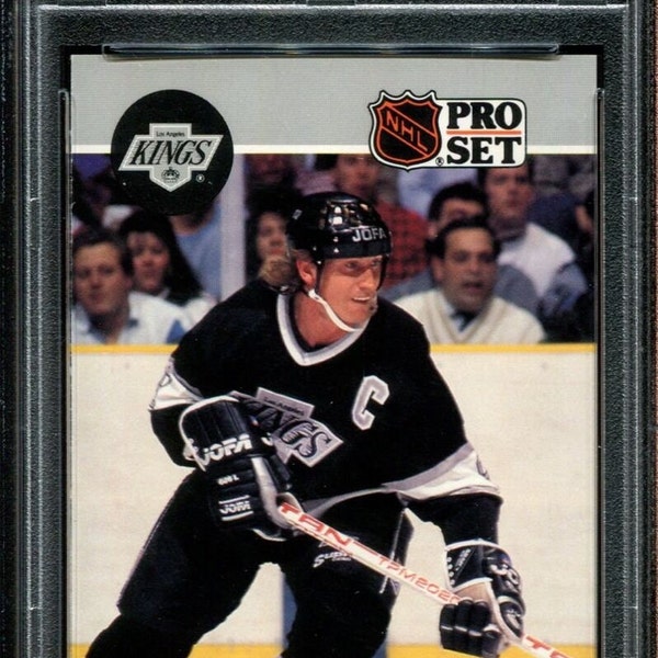 1990 Pro Set Hockey Wayne Gretzky HOF PSA 10 Gem Mint Kings - Graded Encased