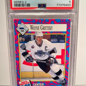 Wayne Gretzky 1993 S.I. for Kids Series 2 #153 - Graded & Encased by PSA