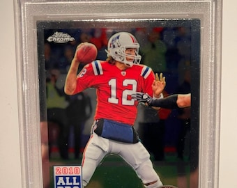 2011 Topps Chrome Tom Brady #20 PSA 8 - ¡Calificado y encapsulado! Leyenda