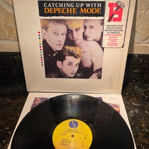 Depeche Mode &quot;Catching Up With Depeche Mode&quot; LP Vinyl Record - 1985 First Press EX Shrink