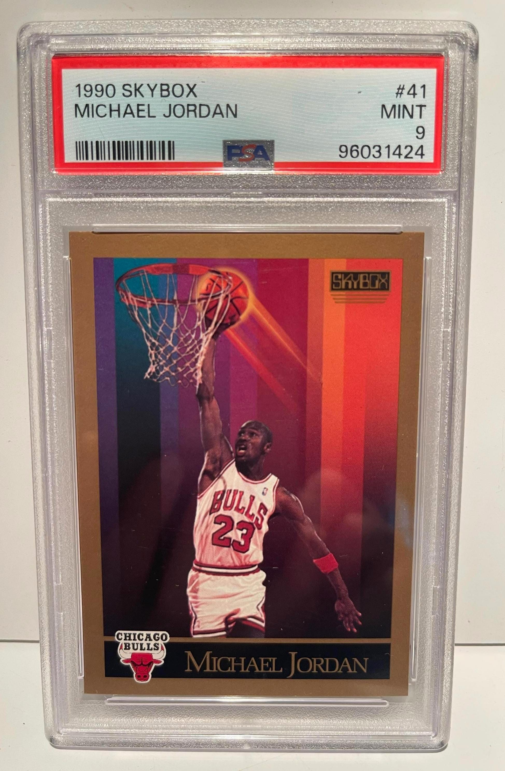 1990 Skybox Michael Jordan #41 PSA 9 Mint - Graded Encased