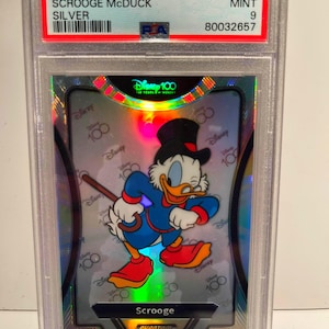 2023 Kakawow Disney Silver #87 Scrooge McDuck PSA 9 Mint - Encased Graded