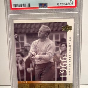 Jack Nicklaus 2001 Upper Deck Golf #111 Raro PSA 10 Gem Mint