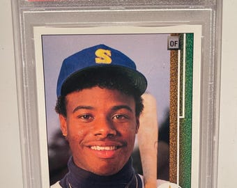 Ken Griffey Jr 1989 Upper Deck Rookie Graded/Encased & Authenticated Psa 9 Mint - Hottest Card in the Hobby!!!