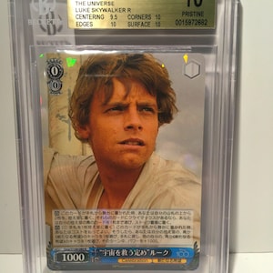 Destino para salvar el universo - LUKE SKYWALKER R 2023 Blanco Negro Disney 100 BGS 10 Impecable