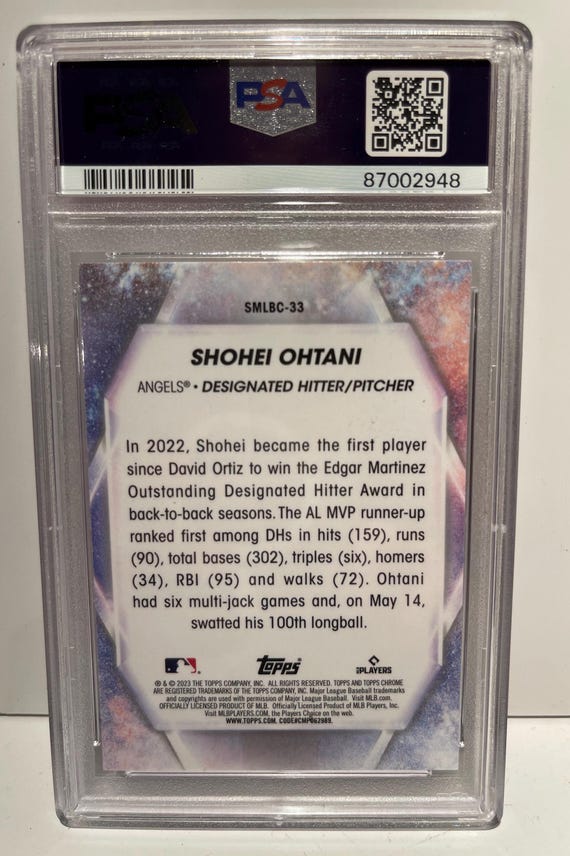 2023 Topps Chrome Shohei Ohtani Stars of the MLB PSA 10 Gem