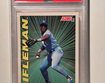 Bo Jackson 1991 Score Rifleman- Graded Authenticated & Encased by PSA! Mint