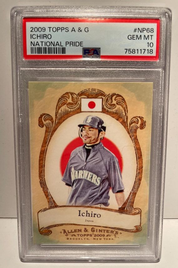 イチロー 2009 Topps Allen & Ginter National Pride Japan PSA 10 Gem 