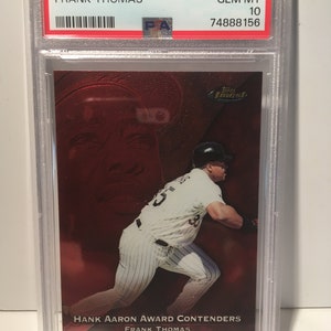 Frank Thomas 1999 Finest "Hank Aaron Award" PSA 10 Gem Mint - Graded/Authenticated/Encased