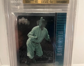 2000 Upper Deck Legends Babe Ruth #87 Yankees HOF BGS 9.5 - Graded/Encased