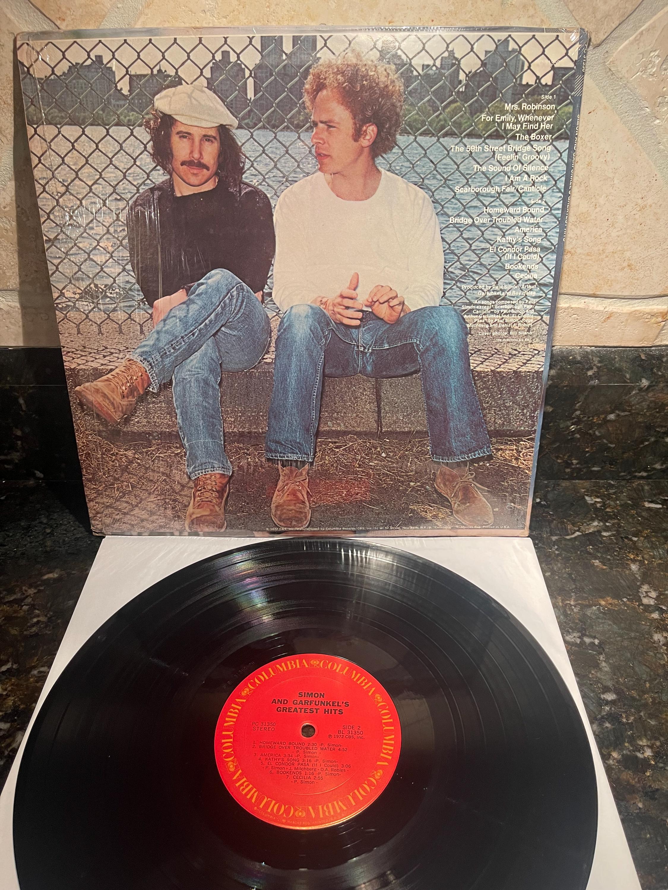 Simon and Garfunkel Greatest Hits Vintage LP Record Vinyl NM 