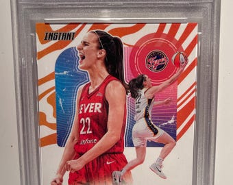 2024 Panini Instant Wnba ROY #A Caitlin Clark Rookie RC PSA 9 Mint - Graded/Encased & Authenticated