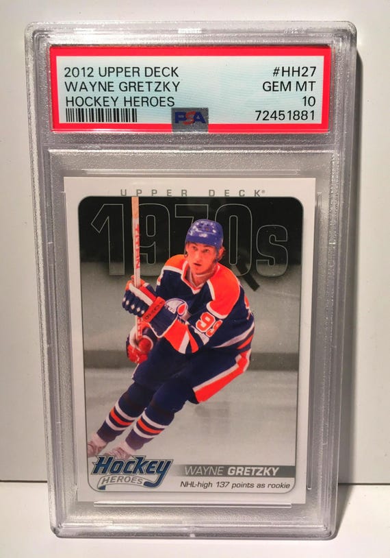 wayne gretzky rookie card graded 10 Ultra Rare Ronaldinho 1/1 Holographic Card Graded  Vintage and Antique  Gifts
