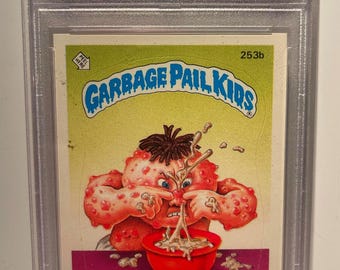 1987 Garbage Pail Kids Stickers &quot;Louise Squeeze&quot; PSA 9 Mint - Graded Encased