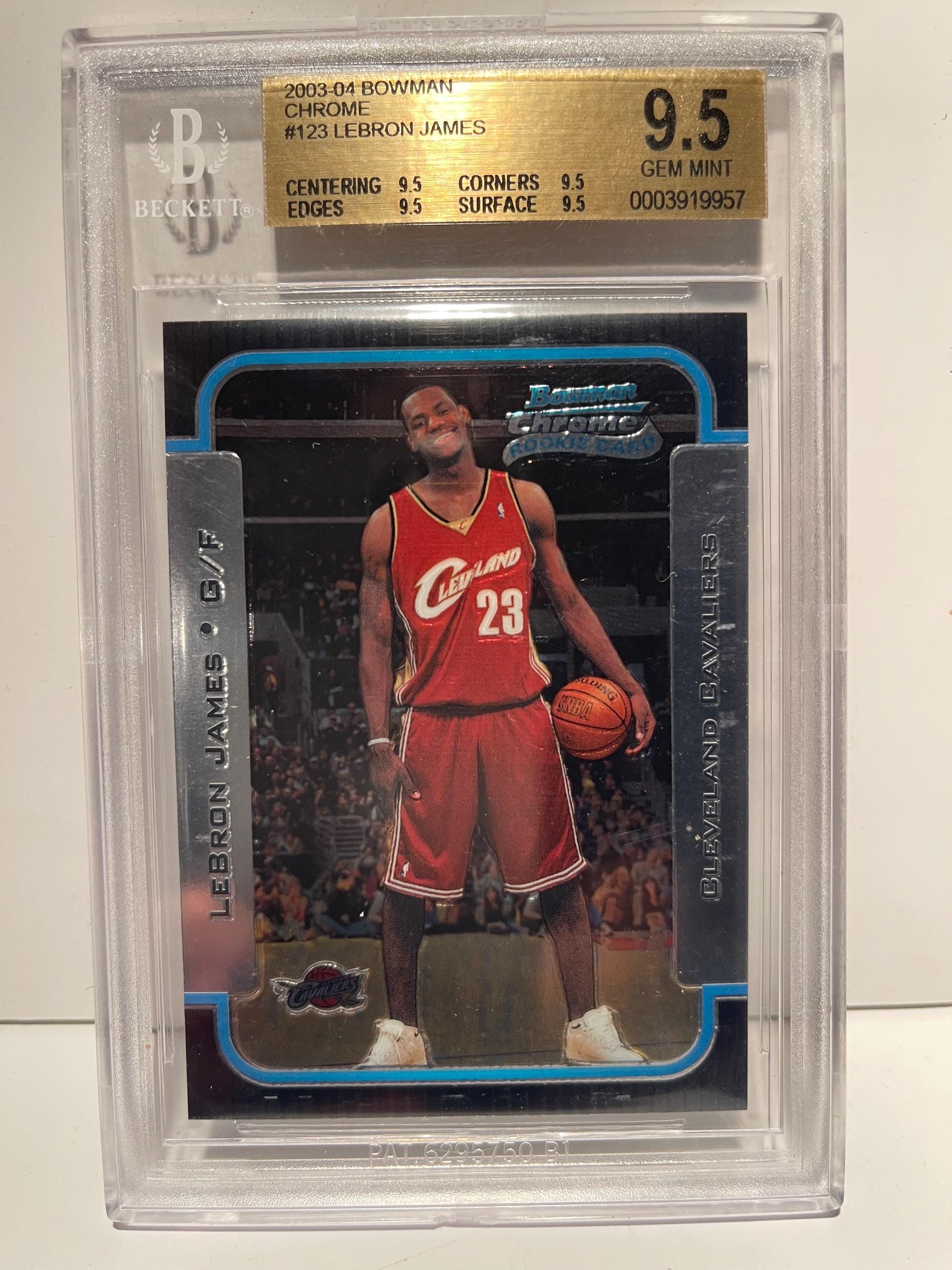 2003 bowman chrome lebron james