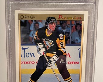1990 OPC Premier Penguins Jaromir Jagr RC #50 ~ PSA 9 Rookie Mint