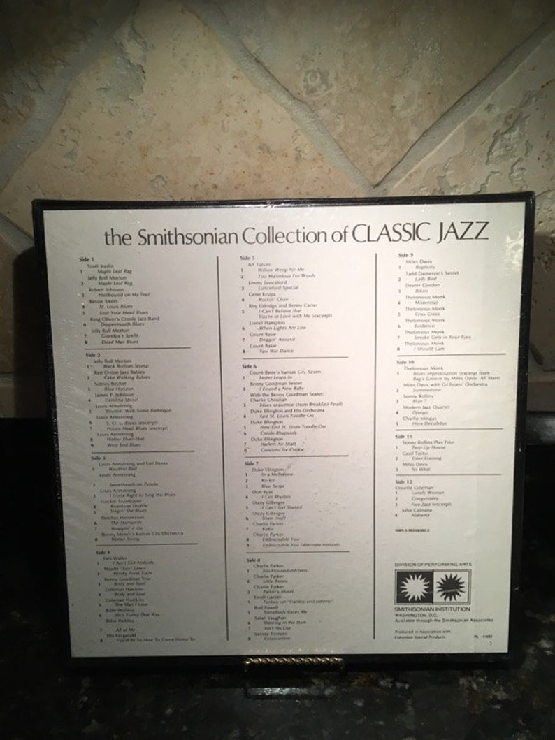 Smithsonian Collection of Classic Jazz Box Set 1973 6 Lps Etsy