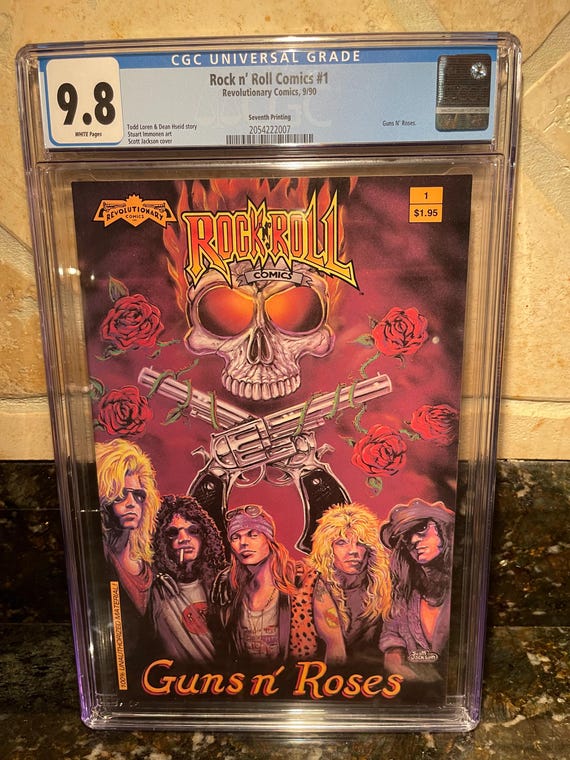 Guns & Roses Comic - 1989 OOP Vintage Comic - Revolutionary