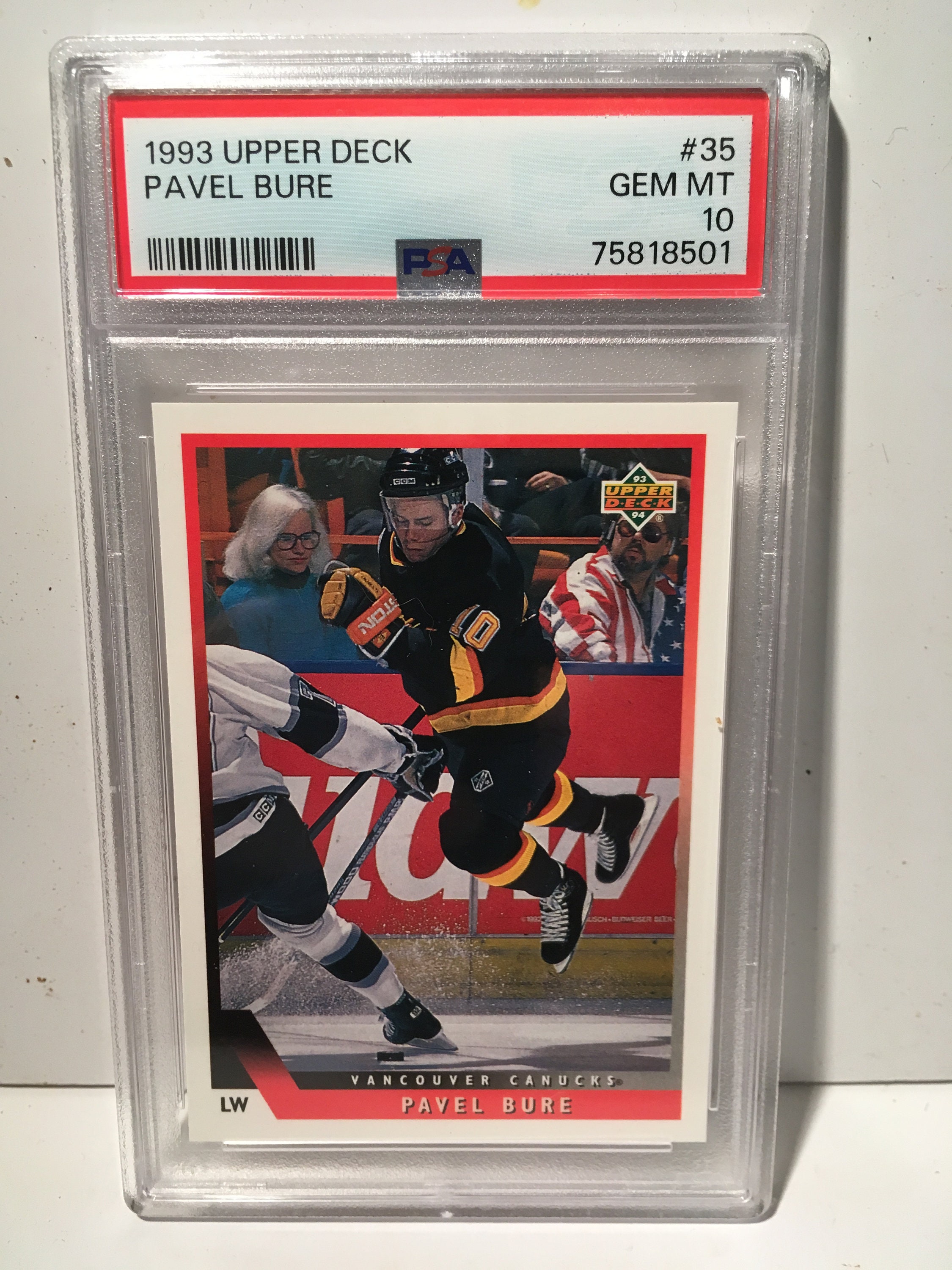 Pavel Bure 1993 Upper Deck PSA 10 Gem Mint Rare Graded Encased