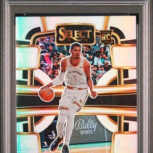 2023 Select Victor Wembanyama Silver Prizm Rookie Card Spurs - Graded Encased Hot!
