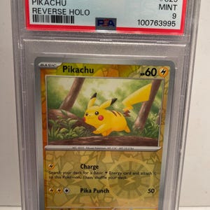 Psa 9 Pikachu - Etsy