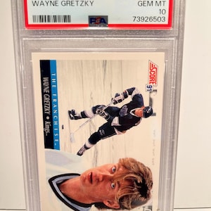 1991 Score American &quot;The Franchise&quot; Wayne Gretzky Kings PSA 10 - Graded Encased Rare