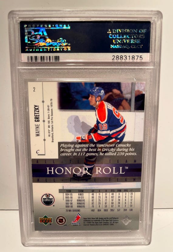 その他 2001 Wayne Gretzky JERSEY CARD その他 2001 Wayne Gretzky JERSEY CARD My favorite card I