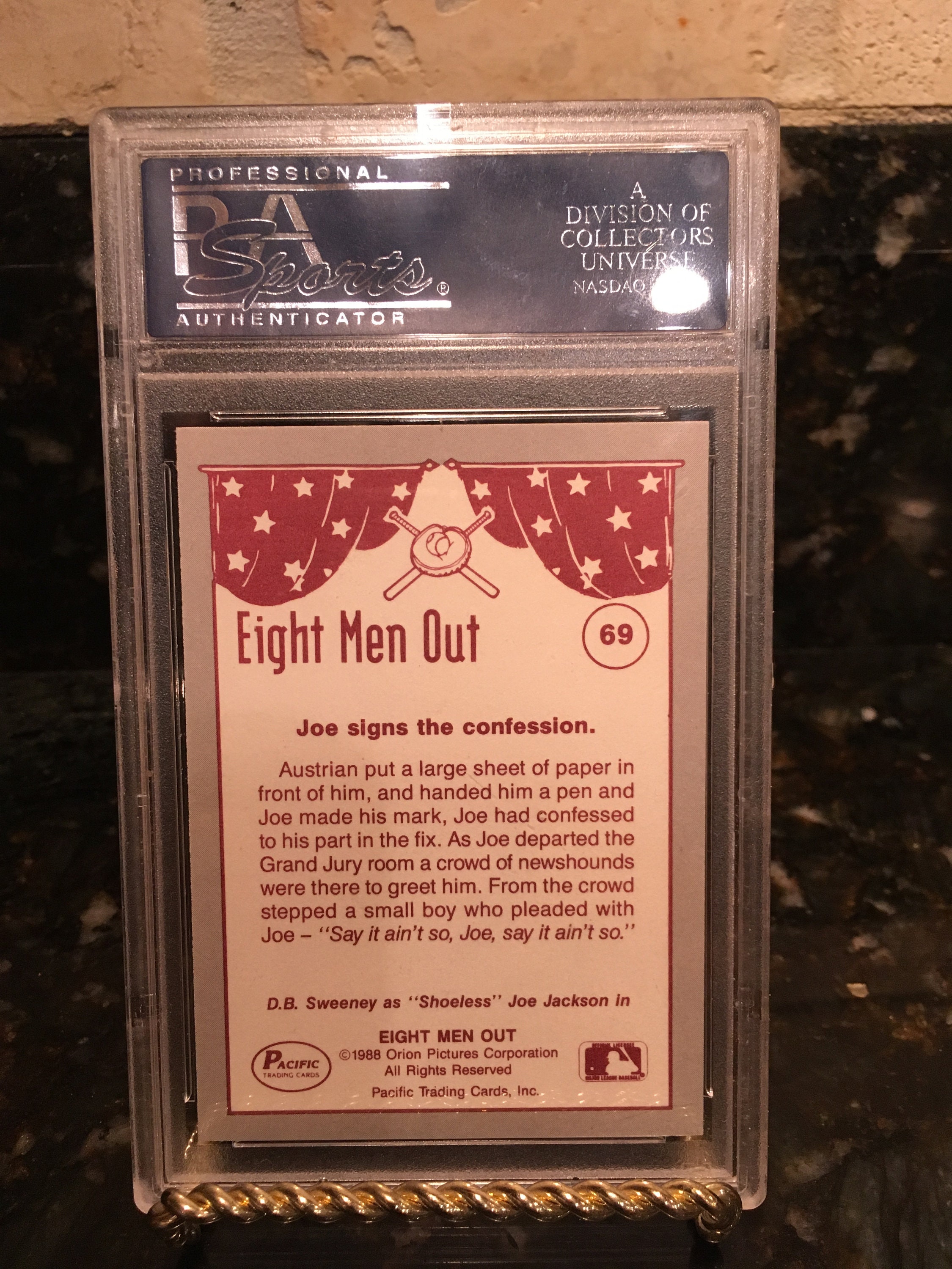 Shoeless Joe Jackson Say It Aint So Joe 1988 Etsy España