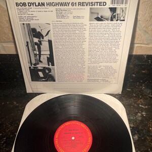 Bob Dylan "Highway 61 Revisited" LP Vinilo Vintage - En excelente estado, sin usar - ¡Envío gratis! imagen 2