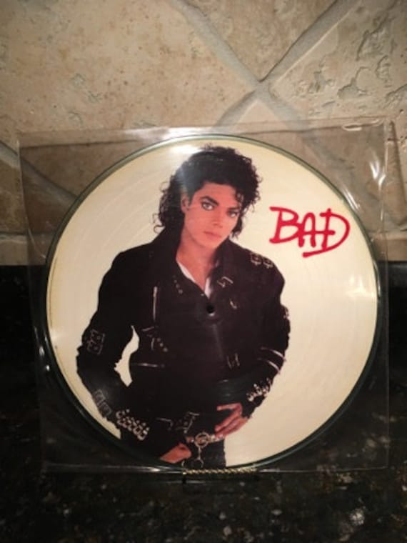Michael Jackson - Bad print by Vintage Entertainment Collection