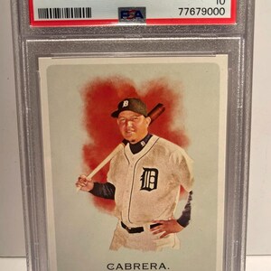 MIGUEL CABRERA 2010 Allen and Ginter PSA 10 Tigers - Graded Encased