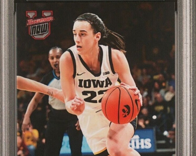 2023-24 Bowman U Caitlin Clark Basketball Card #59 - Iowa Hawkeyes Rookie