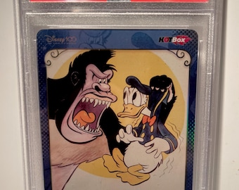 ドナルドダックとゴリラ 1944年ディズニー漫画ポスター復刻版 約18x12