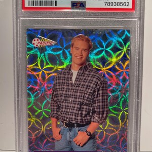 Zack Morris &quot;Saved by the Bell&quot; 1994 Pacific College Prizms #1 ZACK PSA 7 Near Mint RARE