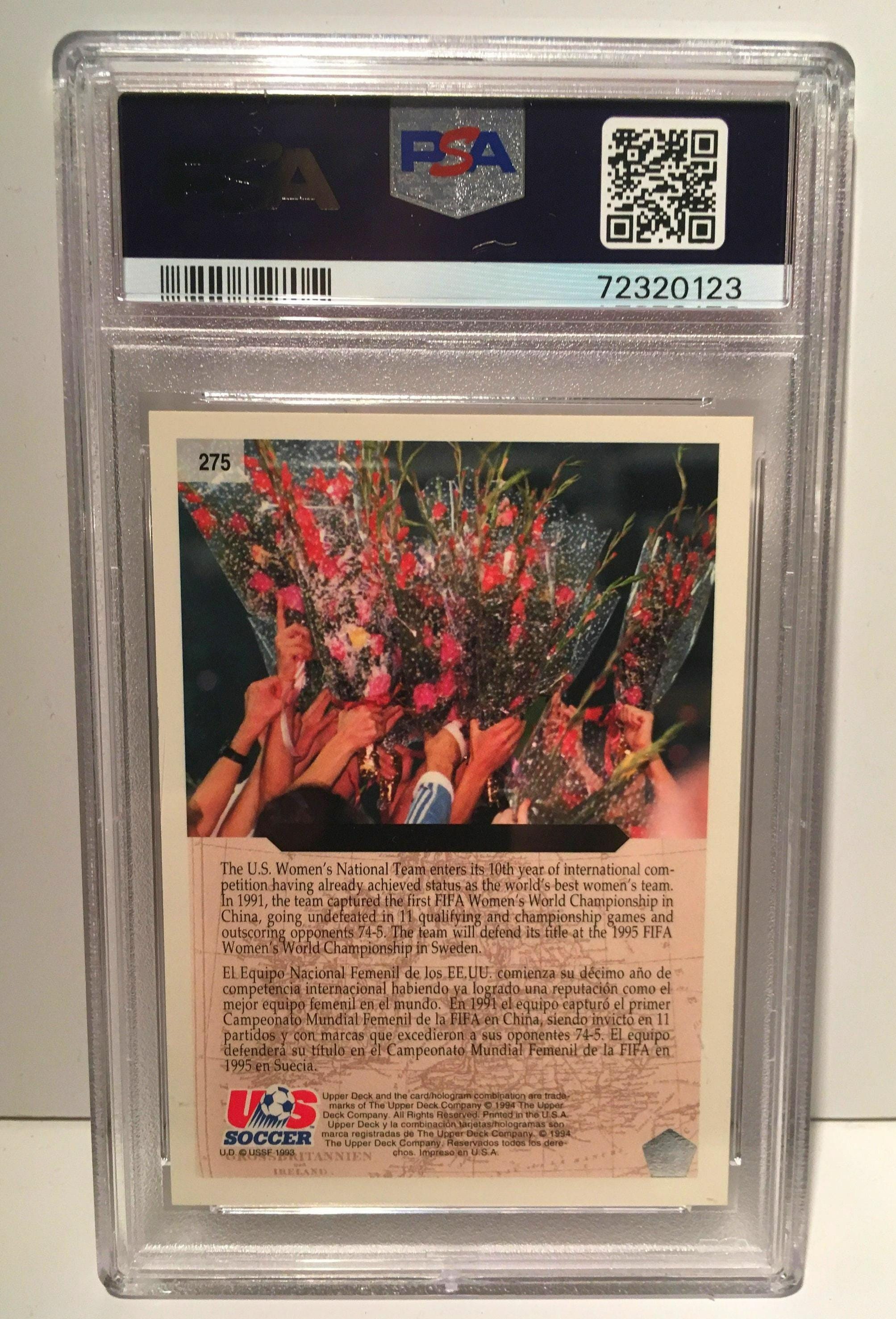 1994 Upper Deck World Cup Soccer USA US Womens National Team Card