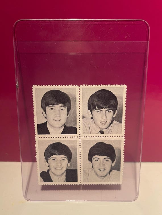 BCCG プルーフ品 ビートルズ 切手風5件 BCCG プルーフ？ ビートルズ 切手風