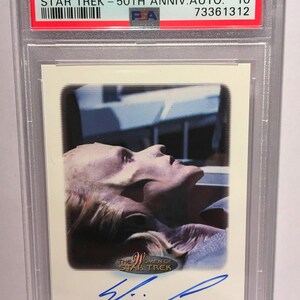 2017 Women of Star Trek Autographs- 50th Anniversary Auto Mimi Craven (Wes Craven's Wife) PSA 10