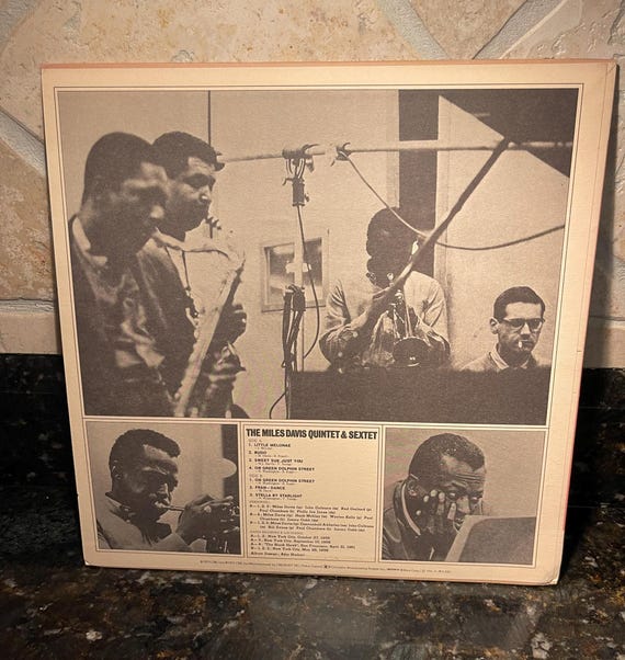 Miles Davis – the Miles Davis Quintet & Sextet Vintage LP Record