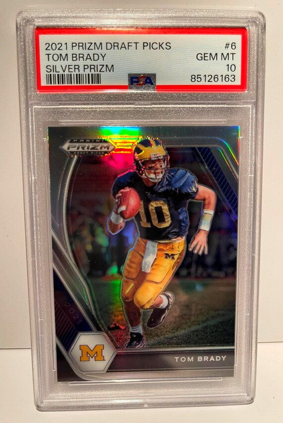 2021 Prizm Draft Picks Silver Prizm Tom Brady #6 PSA 10 Rare - Graded Encased Gem - Etsy Denmark 2021 Prizm Draft Picks Silver Prizm Tom Brady #6 PSA 10 Rare - Graded Encased Gem - Etsy Denmark