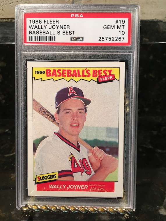Wally Joyner 1987 Baseballs Best Rookie Card PSA 10 Graded 