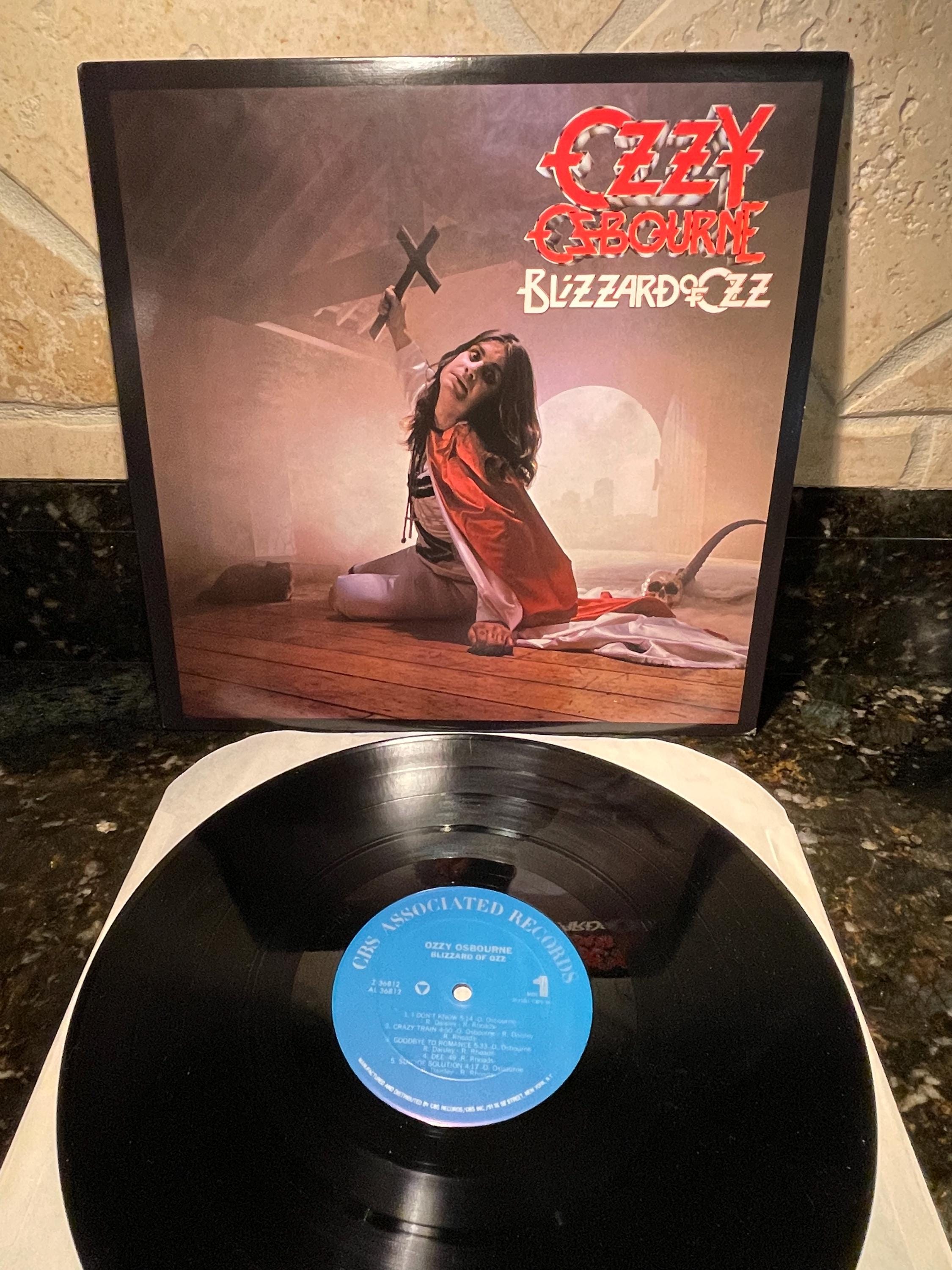 Ozzy Osbourne "Blizzard of OZZ" Vinyl Record Vintage Near Mint!! RIP to a Legend!