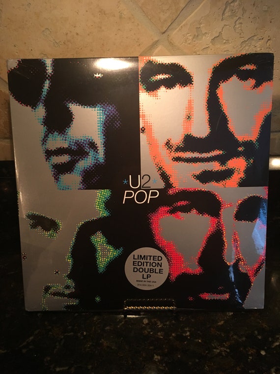 U2 Pop Original Vinyl LP Record - Factory Sealed New Old Stock Record -  1997 Rare - Free Shipping