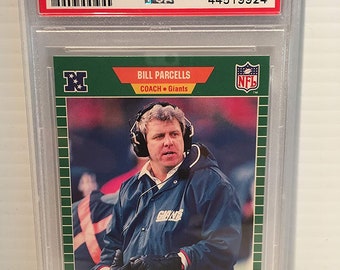 BILL PARCELLS 1989 Pro Set Rookie Card PSA 10