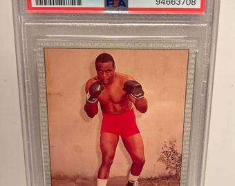 Sonny Liston 1991 AW Sports Boxing Cards PSA 9 Mint Graded Encased