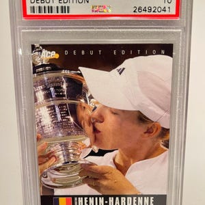 2005 ACE Authentic Tennis Debut Edition #04 Justine Henin-Hardenne PSA 10