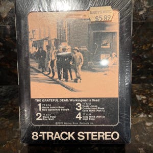 8 Track Grateful Dead &quot;Workingman&#39;s Dead&quot; Sealed New Old Stock Rare Free Shipping!